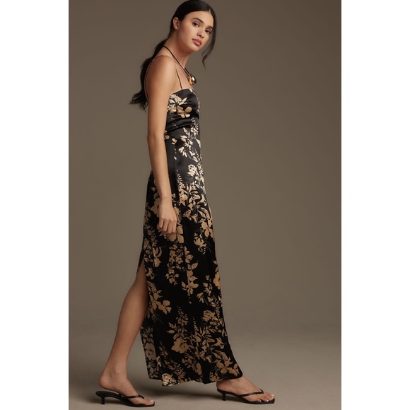 NEW Anthropologie Reformation Frankie Silk Dress Gisele 12 - Picture 5 of 17